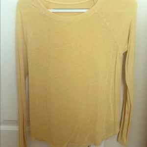 American eagle long sleeve mustered color